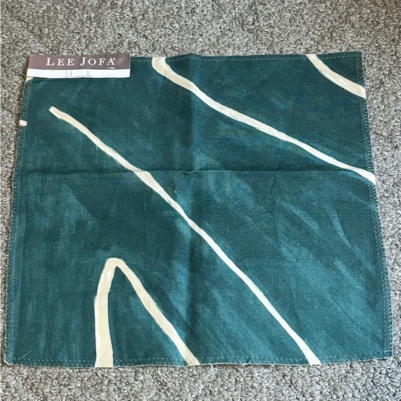 Lee Jofa Other - Lee Jofa Fabric Sample Remnant Graffito Teal Pearl 12” Kelly Wearstler Crafts